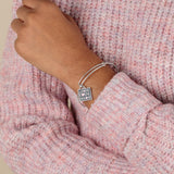 'Live, Love, Meow' Charm Bangle