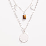 Wisdom + Potential Multi-Charm Layered Necklace