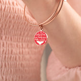 Wonder Woman™ 'Love Can Save The World' Charm Bangle