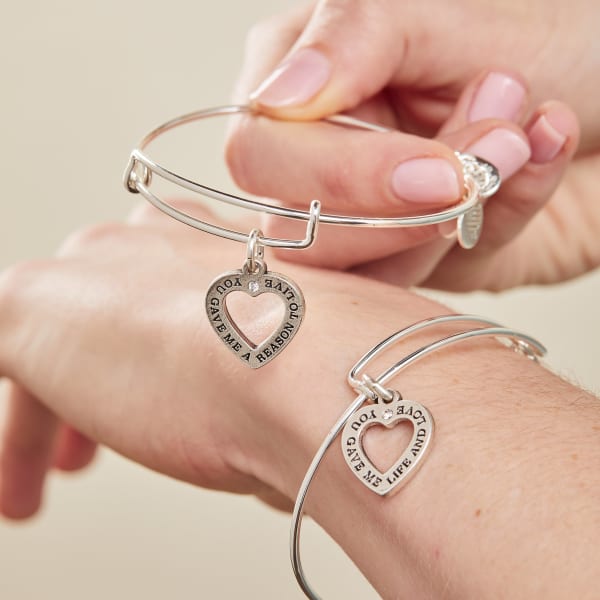 Mom Daughter Charm Bangle Bracelets, Set of 2 – Alex and Ani